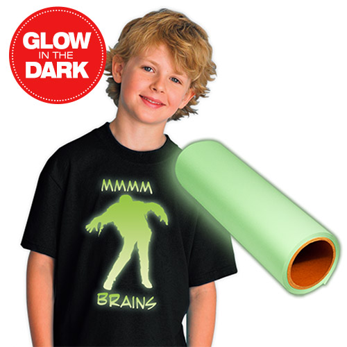 The Magic Touch USA® MC Glow™ Glow In The Dark Heat Transfer Material