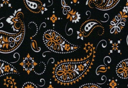 Bandana Black Orange