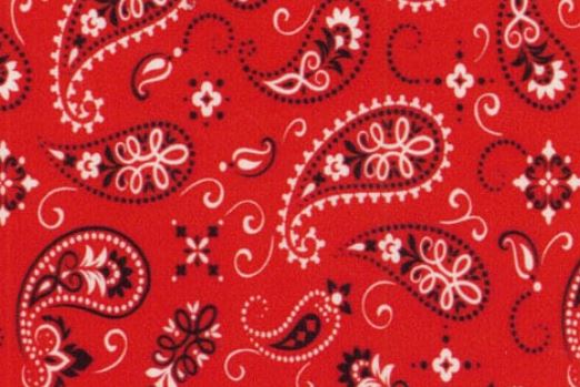 Bandana Red Black
