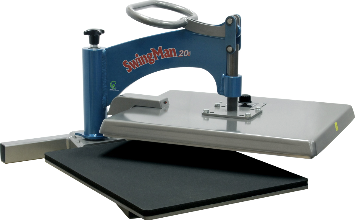 Hix Heat Press Swingman 20E - Analog Manual Swingaway With Hand Held Timer And 16