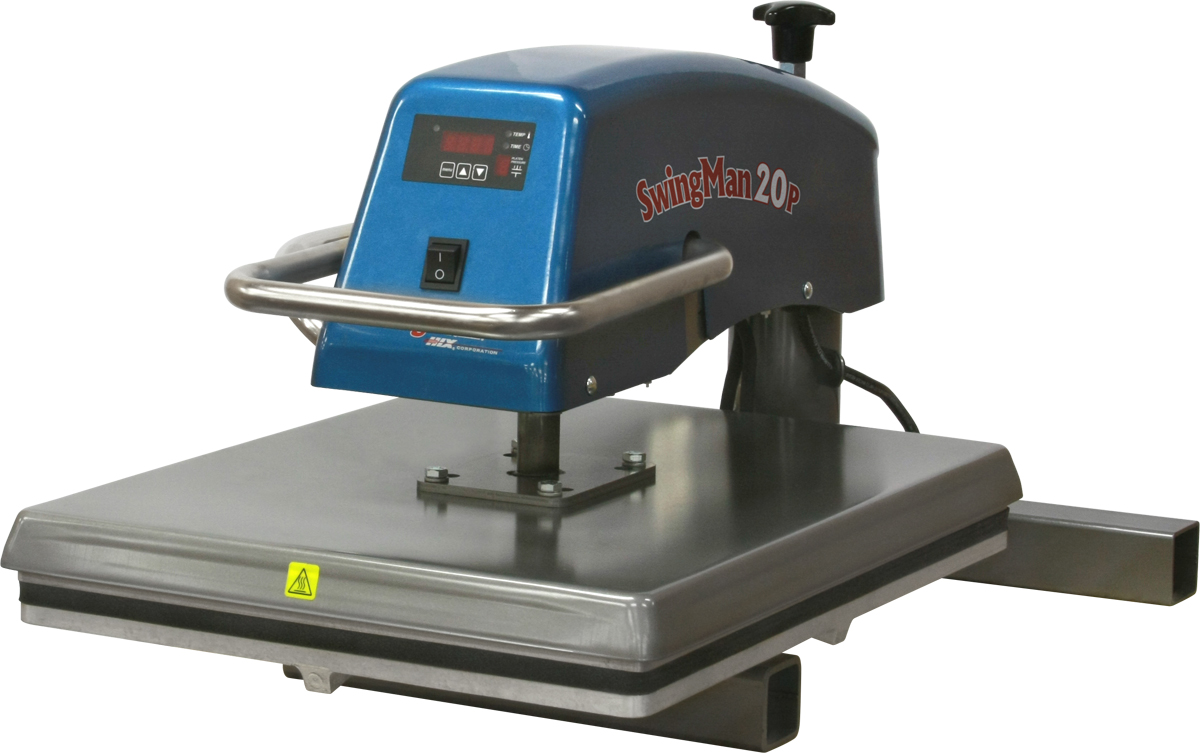 Hix Heat Press Swingman 20P - Manual Swingaway With Digital Display And Pressure Readout And 16