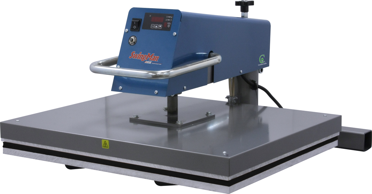 Hix Heat Press Swingman 25P - Manual Swingaway With Digital Display And Pressure Readout And 25