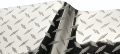Indoor Decorative Diamond Plate Silver