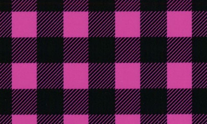 Buffalo Plaid Hot Pink