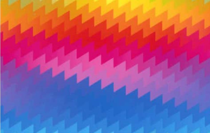Rainbow Zig Zag