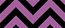 Radiant Orchid-Black Chevron