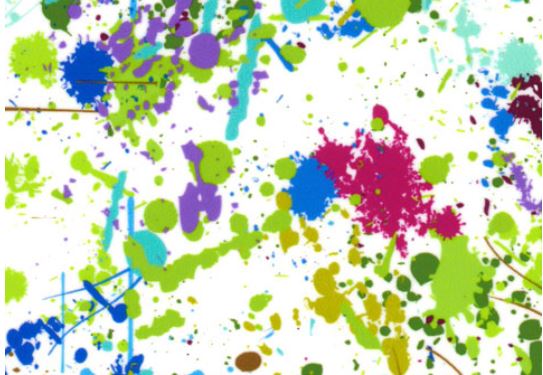 Paint Splatter White